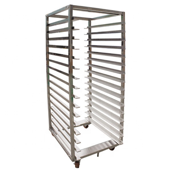 Kitchen Baking Trolley - Op maat gemaakte 201/304 roestvrijstalen draaibare