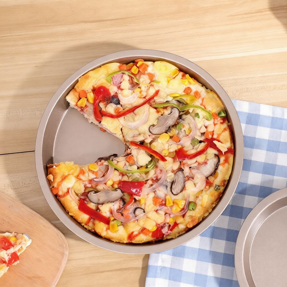 Kitchen Baking Equipment - Keuken Bakgerei Ronde Pizza Pan Koolstofstaal