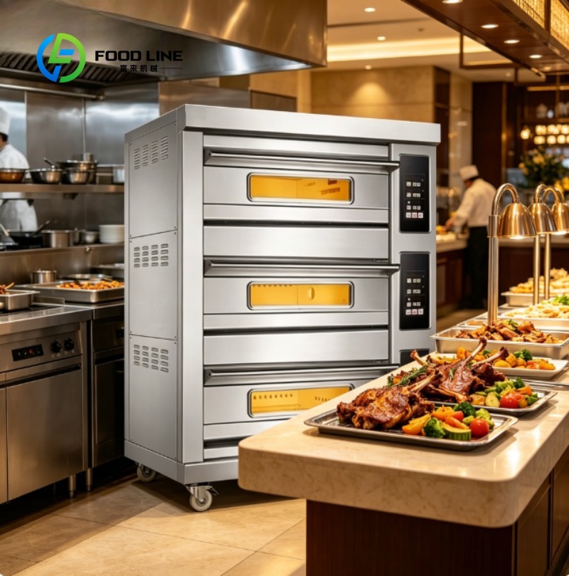 Commercial Kitchen For Baking - Commerciële oven van roestvrij staal, elektrische