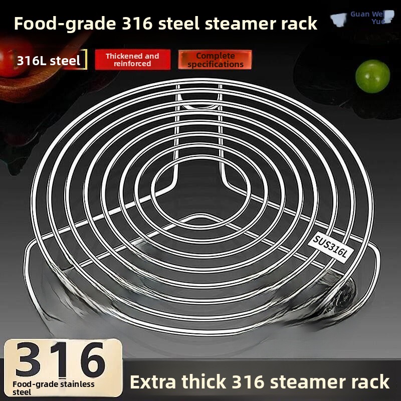 Kitchen Baking Rack - Roestvrijstalen stoomrek Keukenaccessoires Bakmat Thuisgebruik Stoomkoken