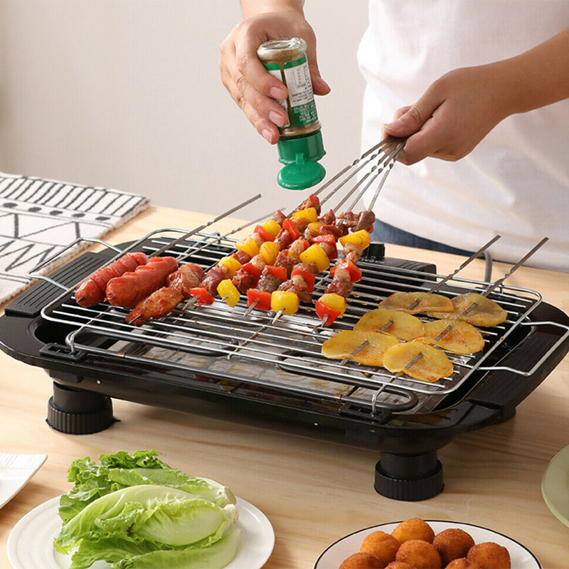 Kitchen Baking Equipment - Huishoudelijke rookloze grill 2000W multifunctionele elektrische