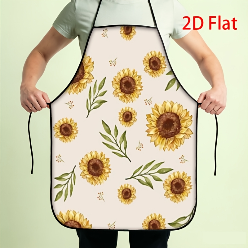 Kitchen Baking Background - 1 stuk 2D geprinte creatieve schort