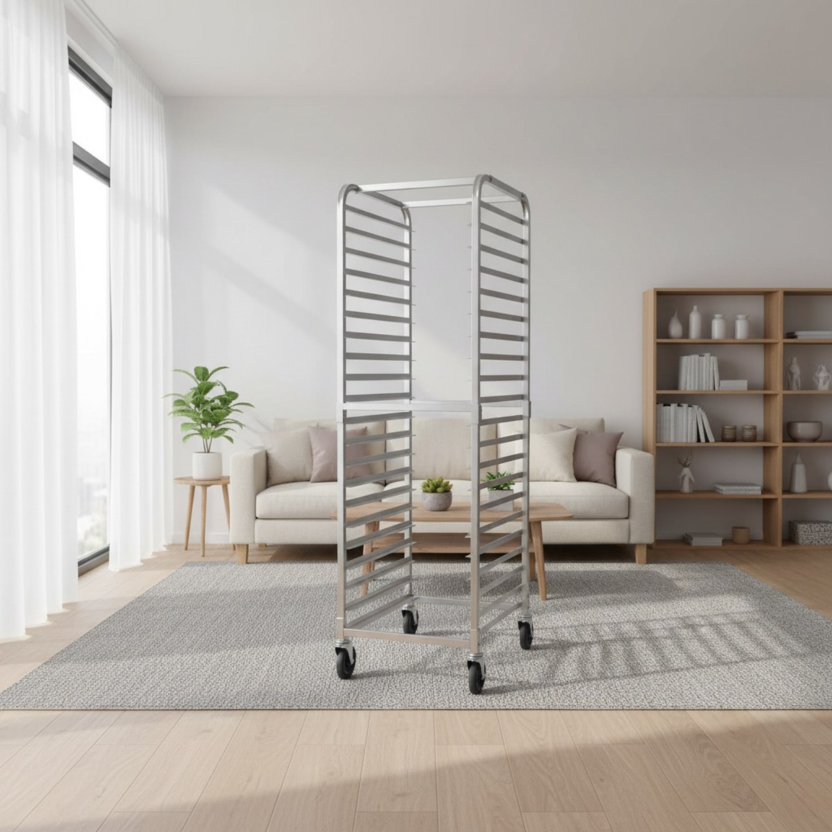 Commerciële bakkerijwagen met  - Kitchen Baking Trolley recensie en prijs