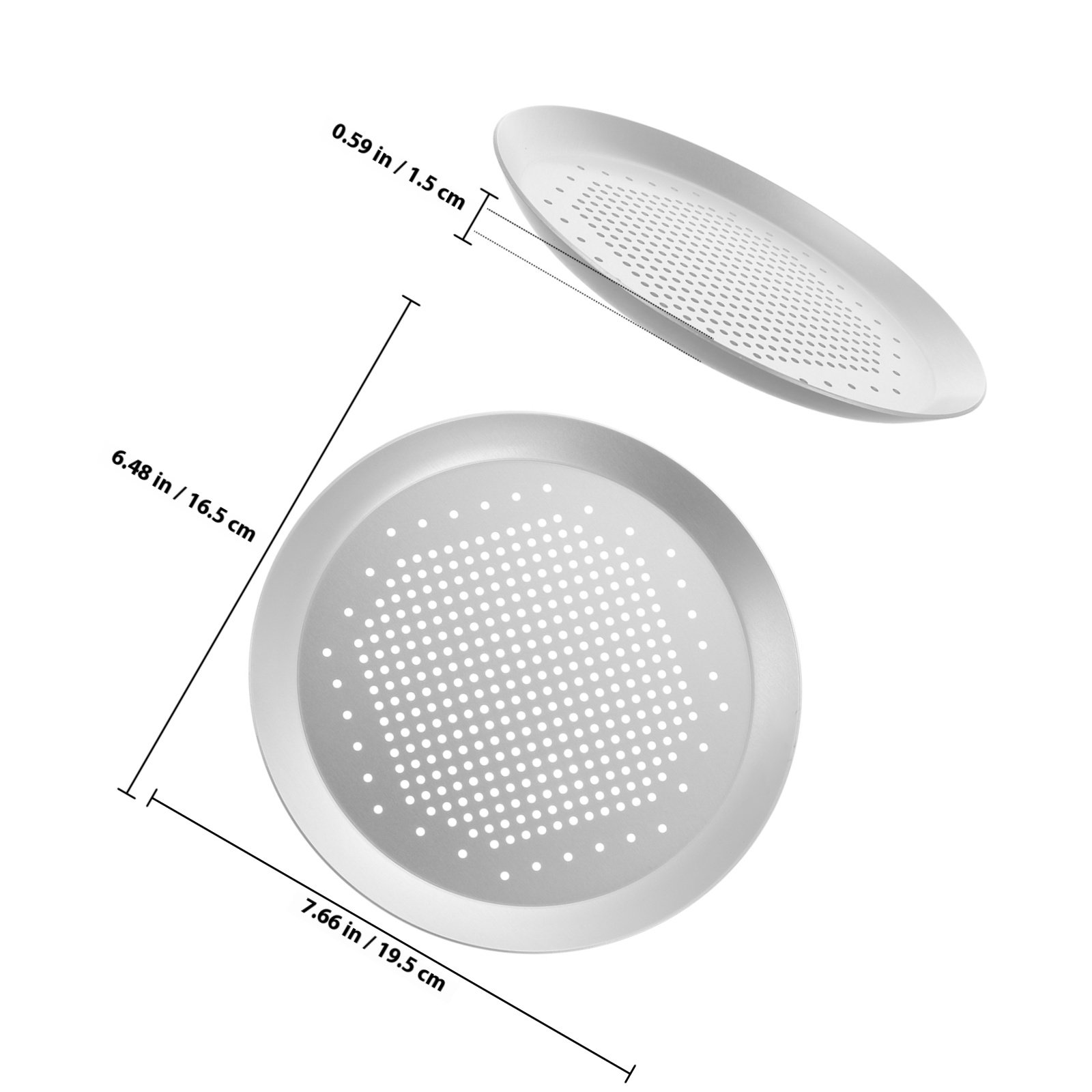 2 stuks pizza-bakvorm, metalen - Kitchen Essentials Baking Tray recensie en prijs