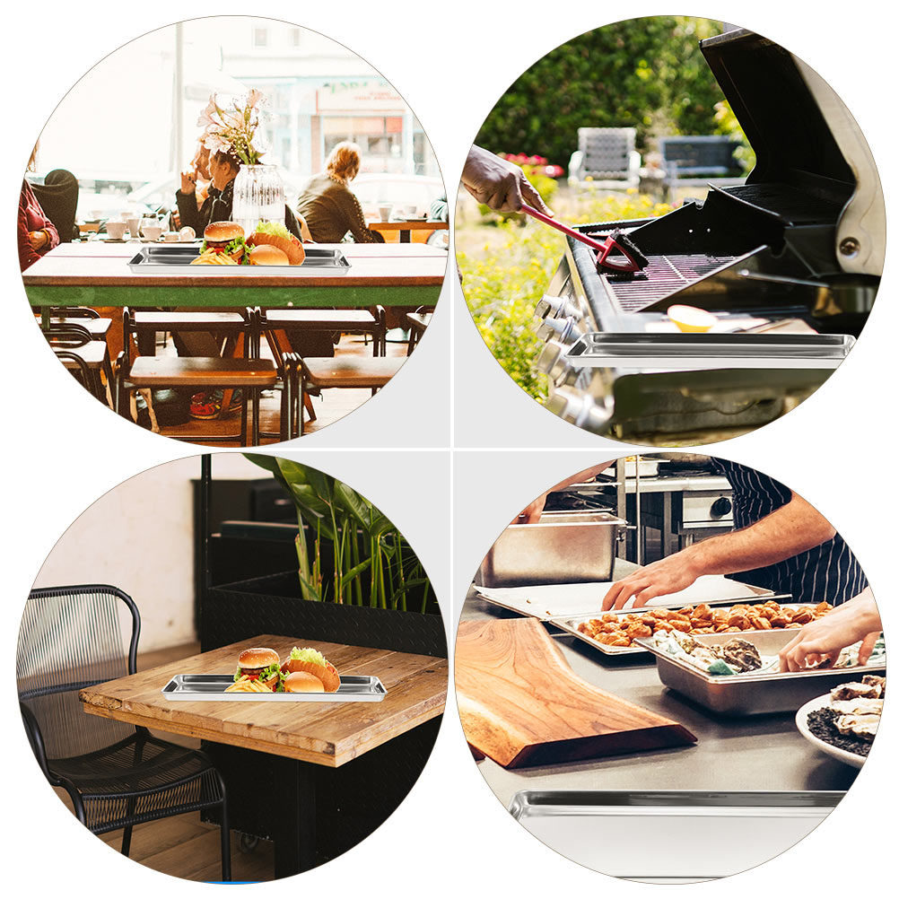 Roestvrijstalen ovenpan, stoom - Kitchen Essentials Baking Tray recensie en prijs