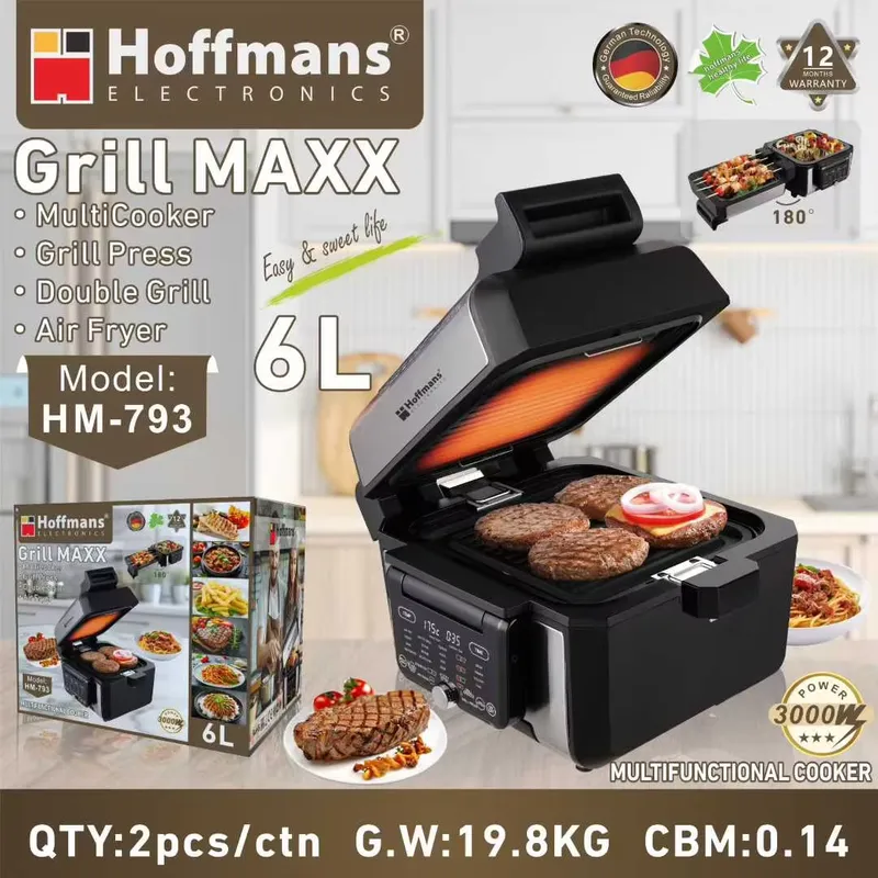 Hoffmans 6L 3000W Digitale Air - Kitchen With Baking Area recensie en prijs