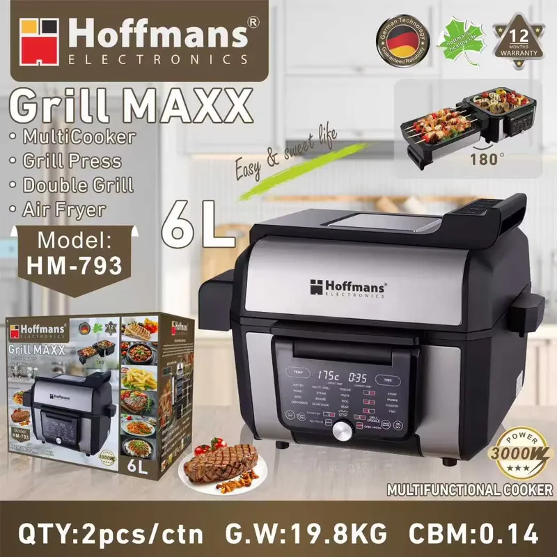 Hoffmans 6L 3000W Digitale Air - Kitchen With Baking Area recensie en prijs
