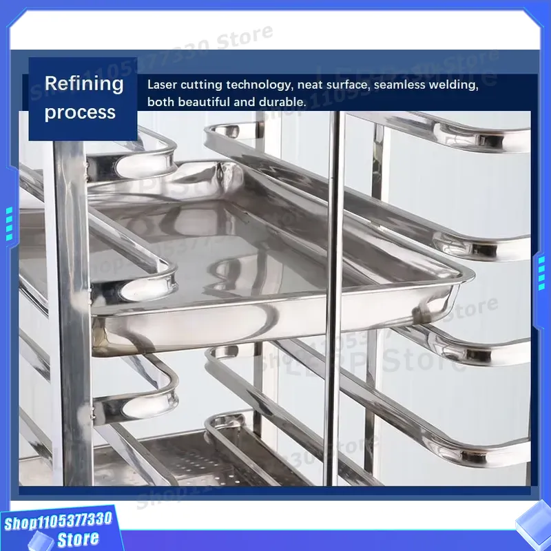 15-laags roestvrijstalen brood - Kitchen Baking Trolley recensie en prijs