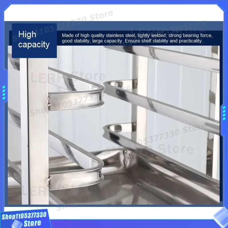 15-laags roestvrijstalen brood - Kitchen Baking Trolley recensie en prijs