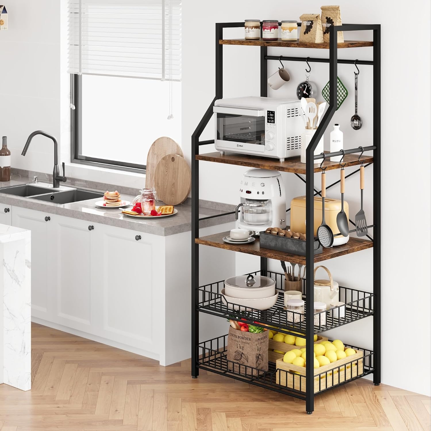 5-laags keukenbakkersrek met m - Kitchen Baking Rack recensie en prijs