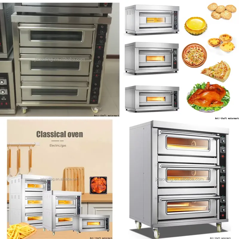 Commerciële oven voor 3 dekken - Commercial Kitchen For Baking recensie en prijs
