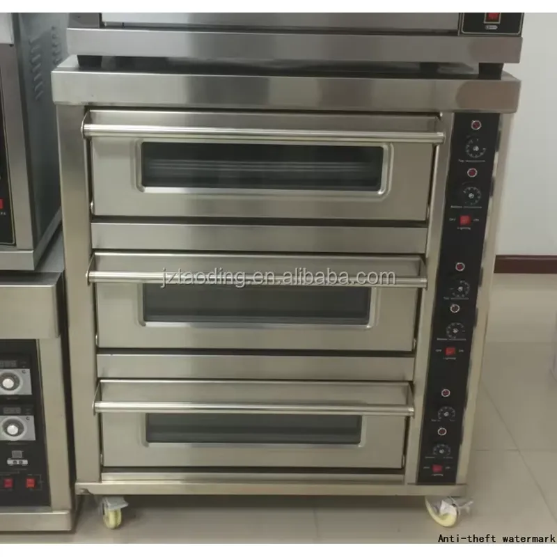 Commerciële oven voor 3 dekken - Commercial Kitchen For Baking recensie en prijs