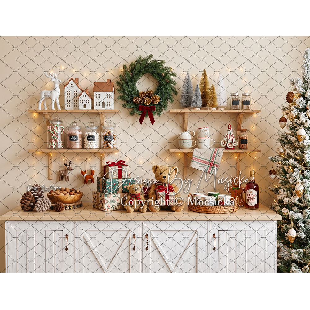 Mocsicka Kerst Gingerbread Keu - Kitchen Baking Background recensie en prijs