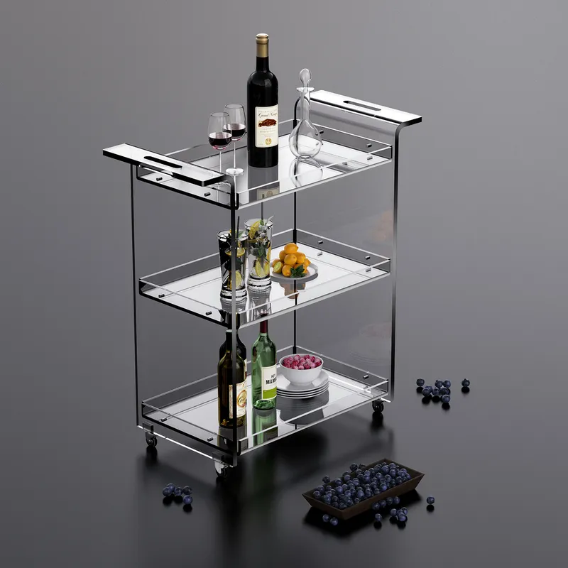 Moderne 3-laags keukenkar met  - Kitchen Baking Trolley recensie en prijs