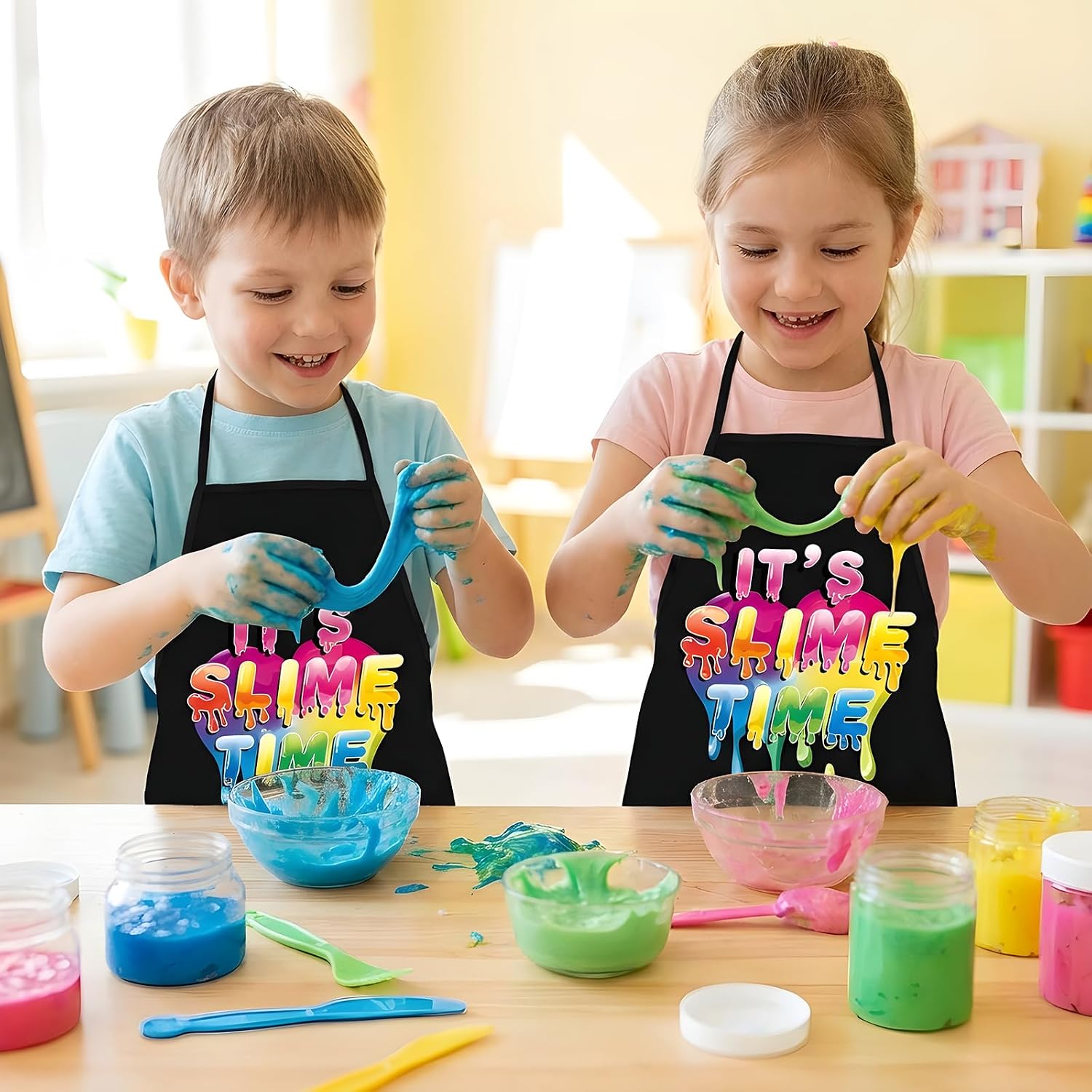 Zwarte achtergrond It's Slime  - Kitchen Baking Background recensie en prijs