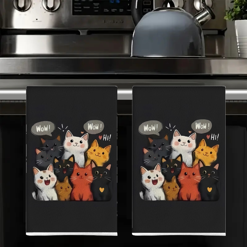 2 stuks, keukenhanddoeken met  - Kitchen Baking Background recensie en prijs