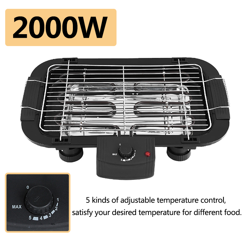 Huishoudelijke rookloze grill  - Kitchen Baking Equipment recensie en prijs