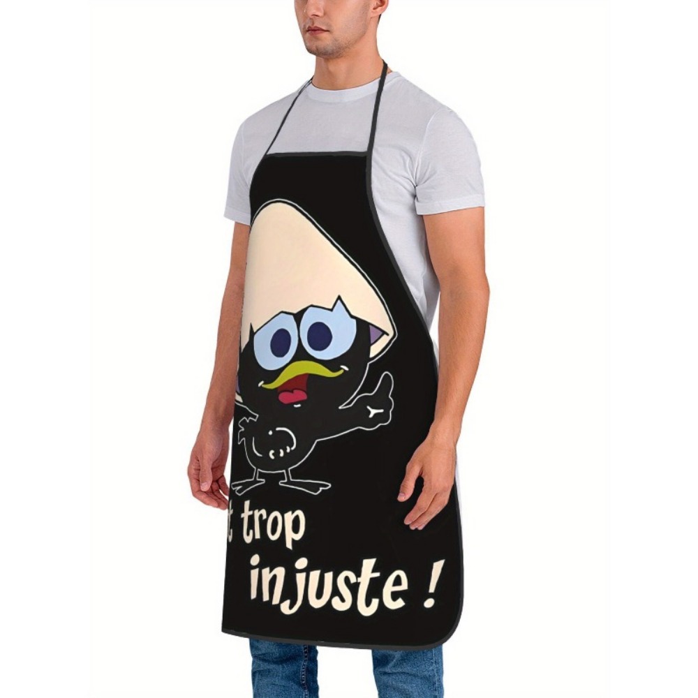 Cartoon kip print schort zwart - Kitchen Baking Background recensie en prijs