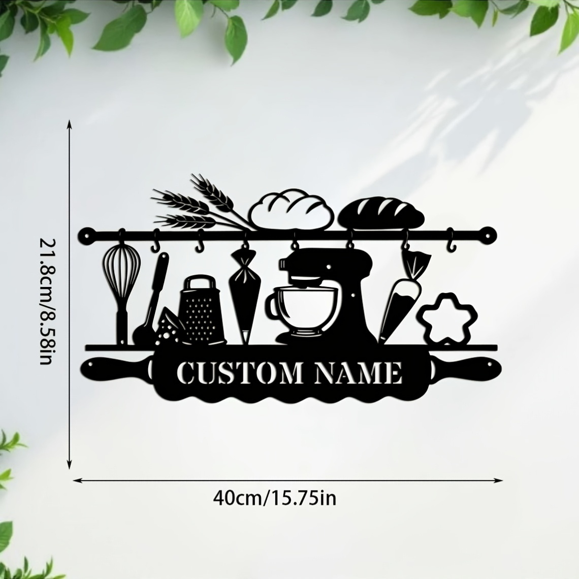 Gepersonaliseerde ijzeren wand - Kitchen With Baking Area recensie en prijs