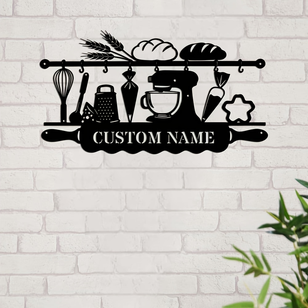 Gepersonaliseerde ijzeren wand - Kitchen With Baking Area recensie en prijs