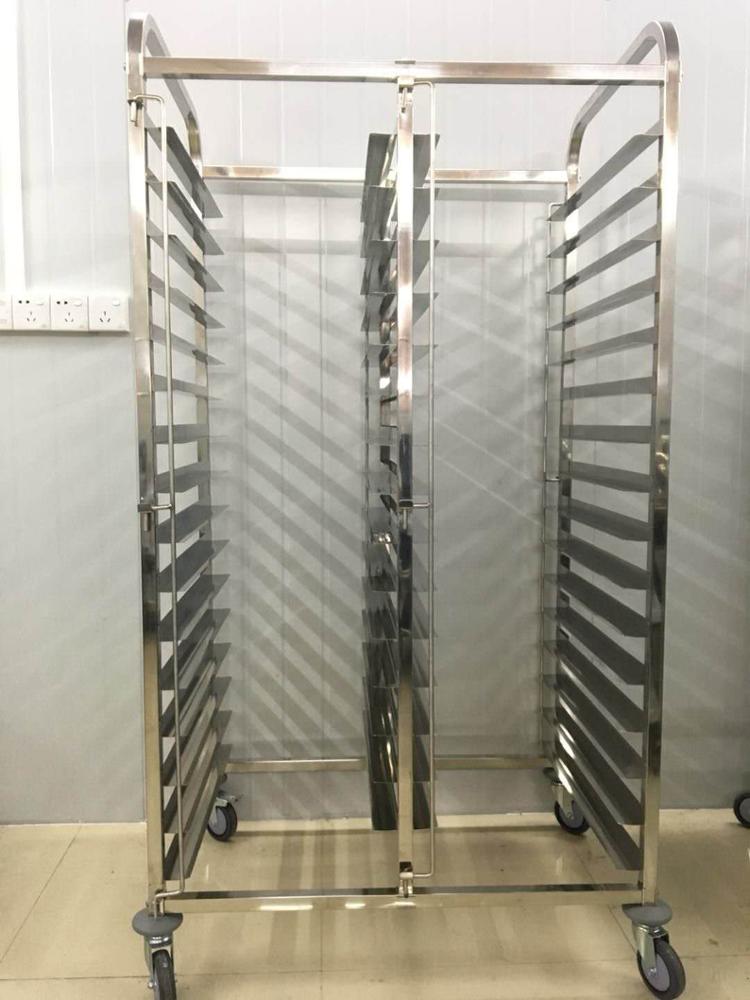 Keukenapparatuur RVS rek met w - Kitchen Baking Trolley recensie en prijs