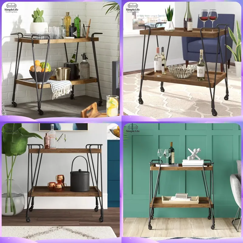 Keukentrolley met wielen, rolw - Kitchen Baking Trolley recensie en prijs