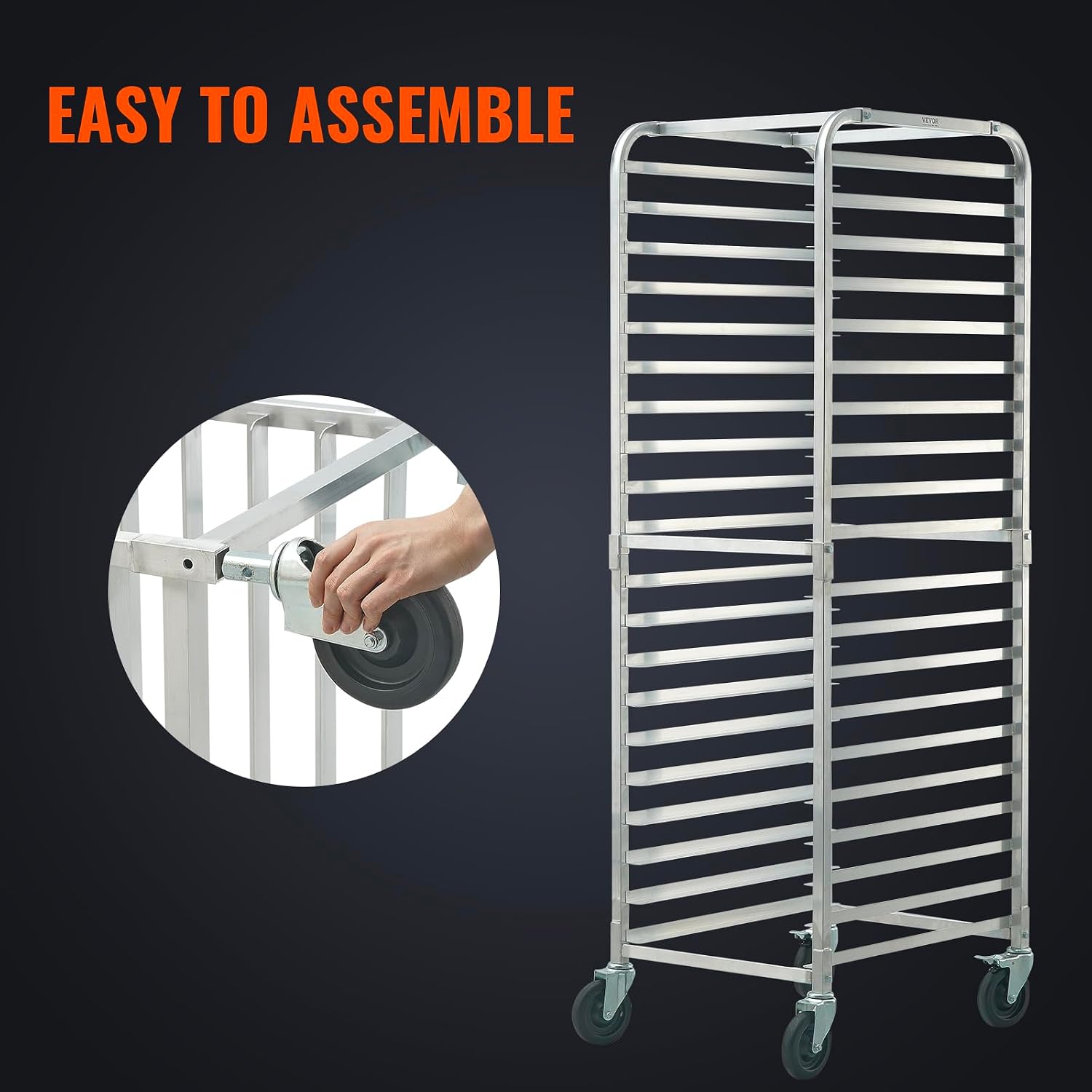20-laags commercieel bakplaatr - Kitchen Baking Trolley recensie en prijs